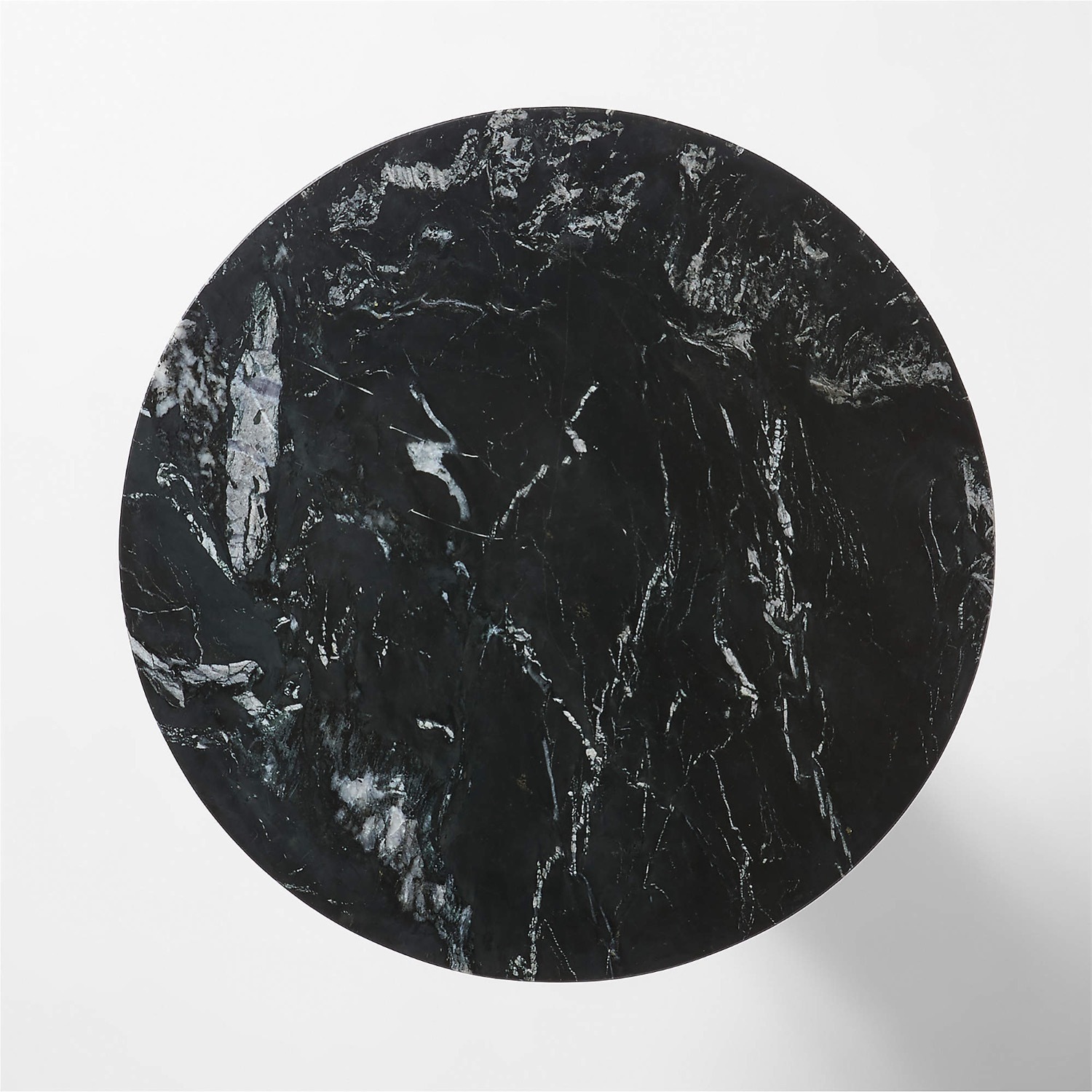 CB2 Babylon Black Marble Dining Table - image-4