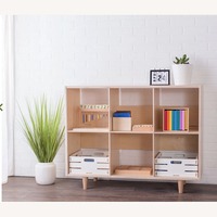 Sprout Kids Solid Wood Cube Shelf + Cubes