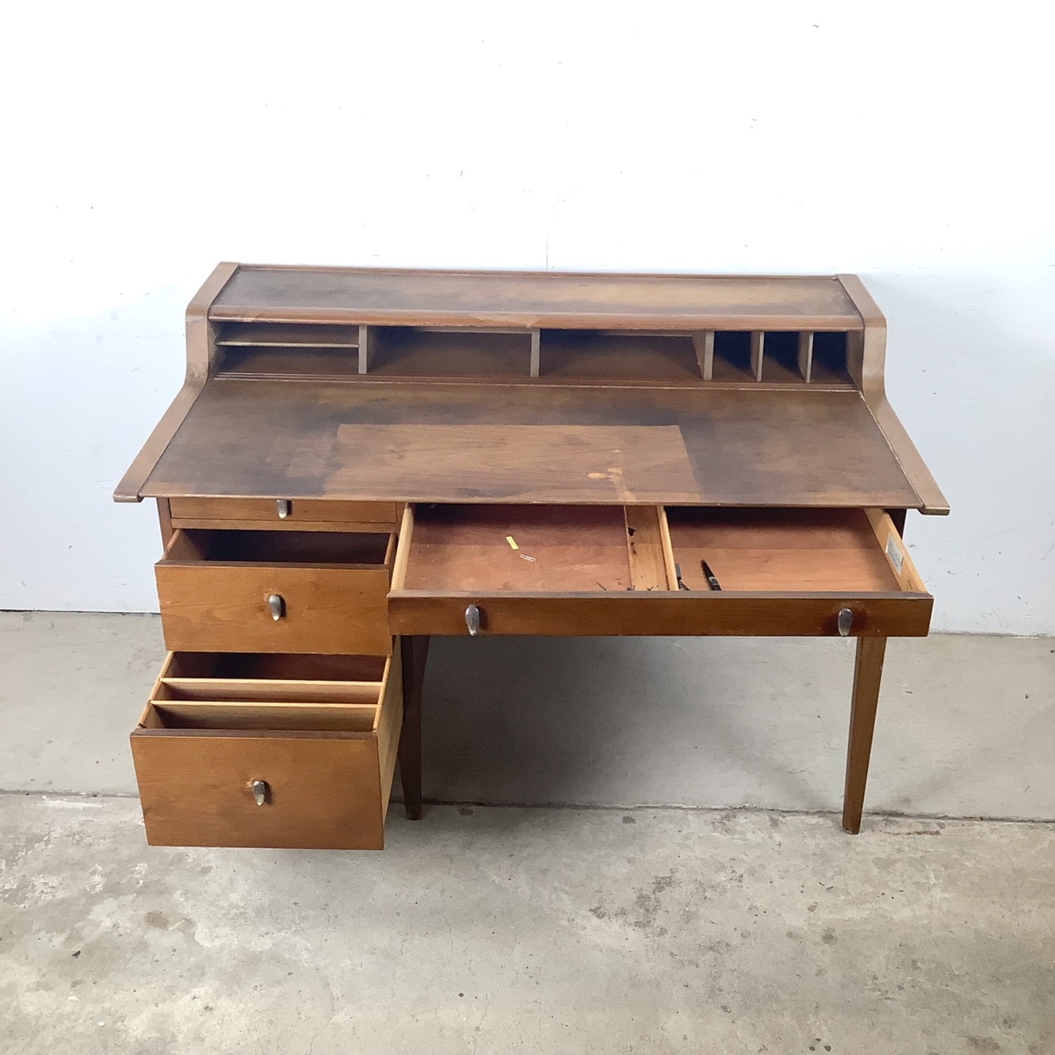 Mid-Century Writing Desk by John Van Koert Drexel - image-4