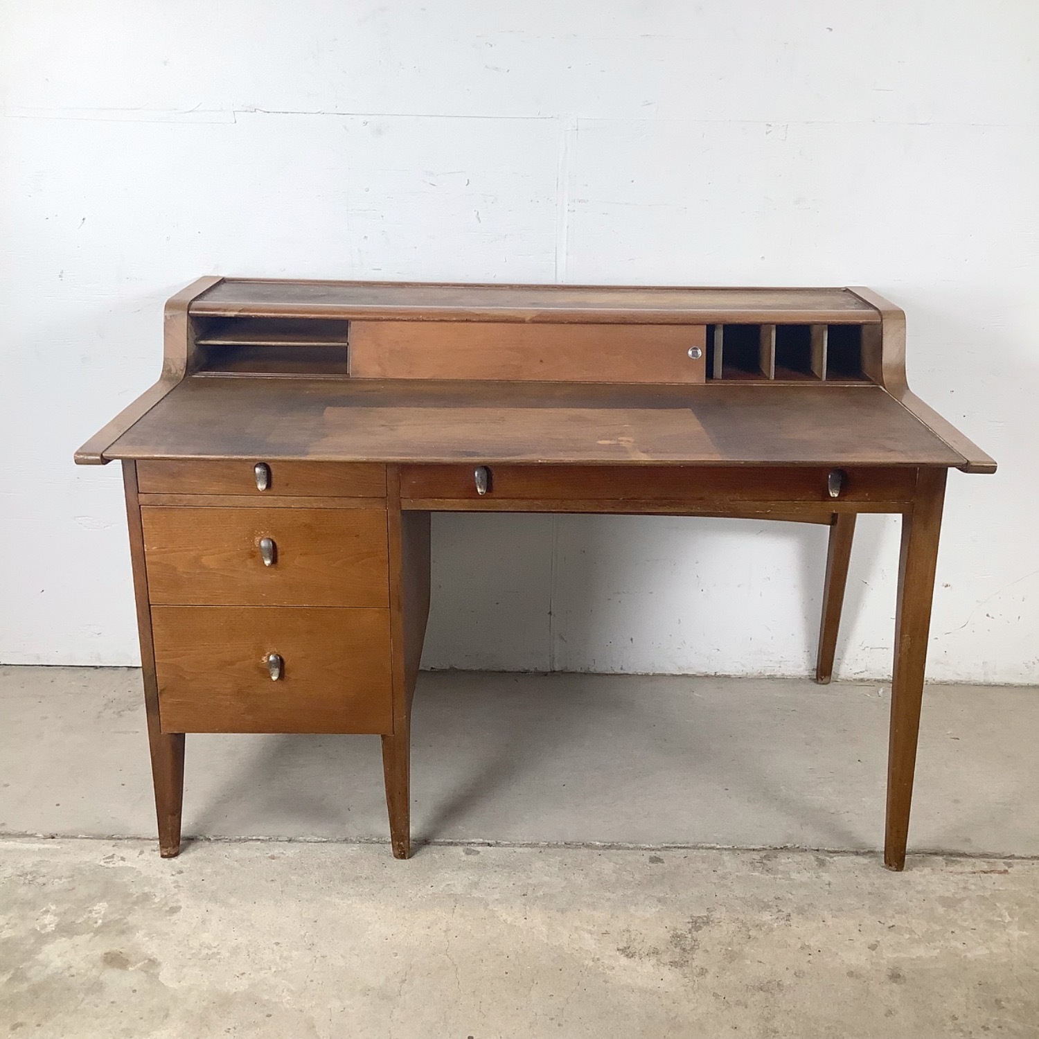 Mid-Century Writing Desk by John Van Koert Drexel - image-18