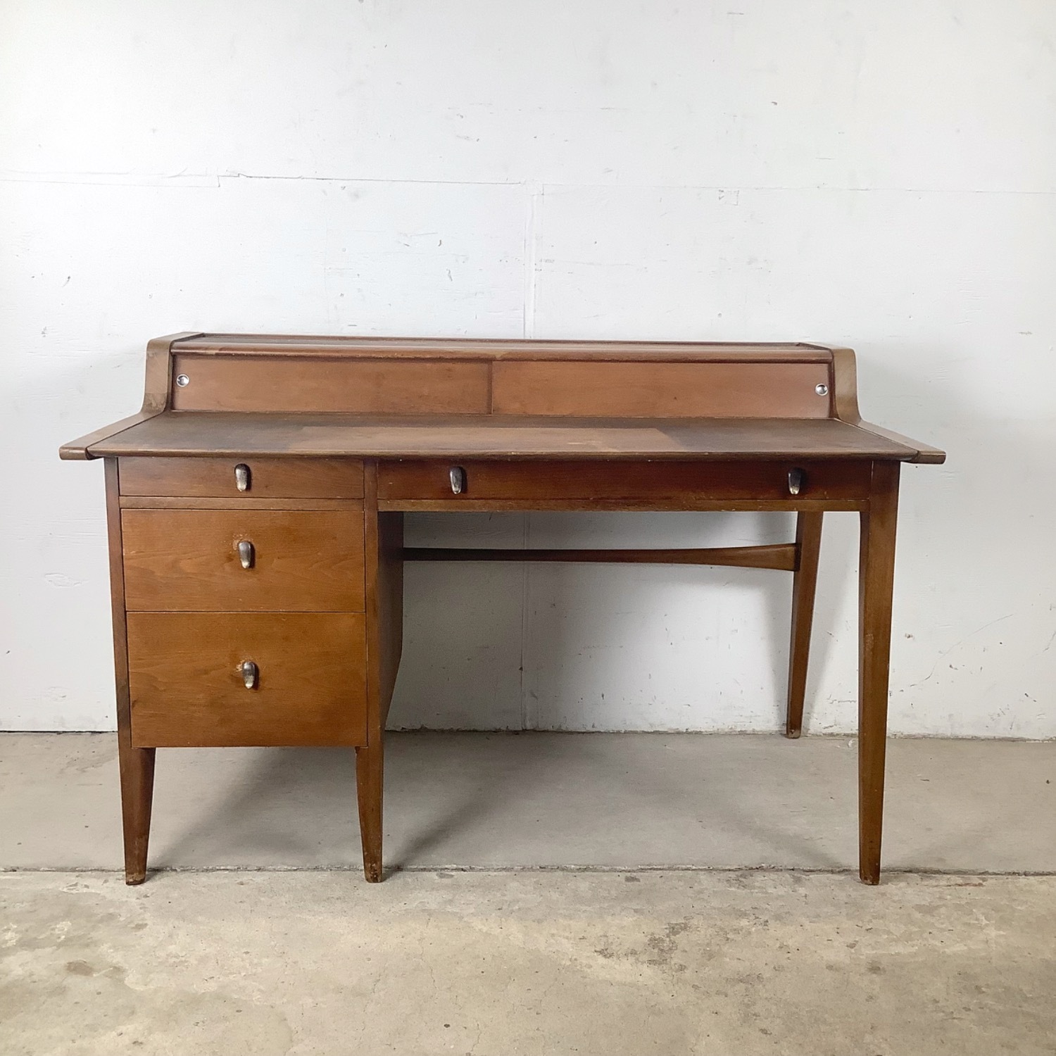 Mid-Century Writing Desk by John Van Koert Drexel - image-1