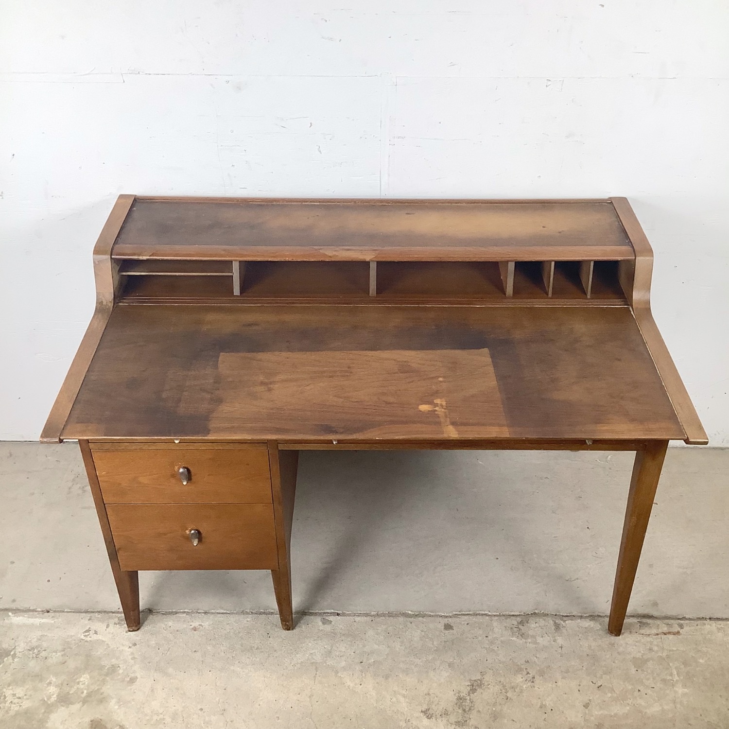 Mid-Century Writing Desk by John Van Koert Drexel - image-13