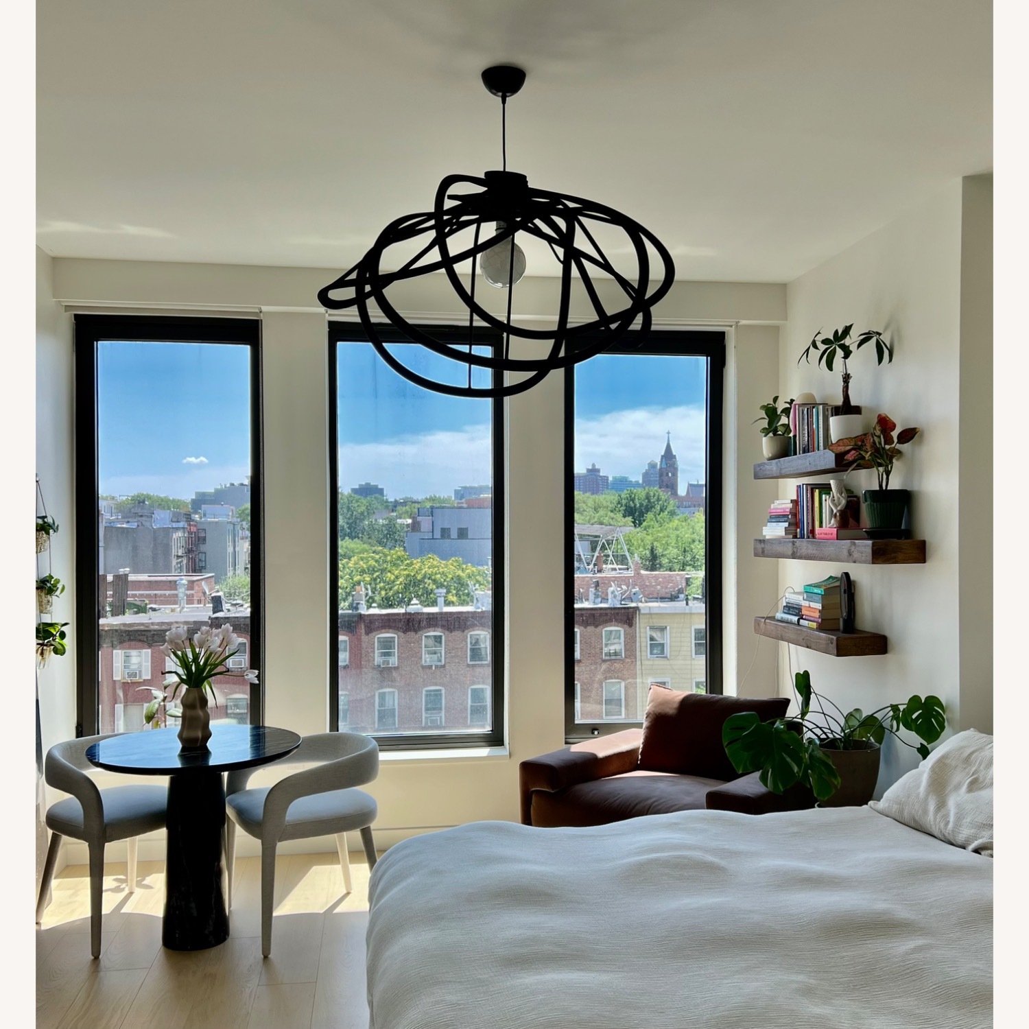 Ligne Roset Bloom Black Polyurethane Ceiling Lamp - image-4