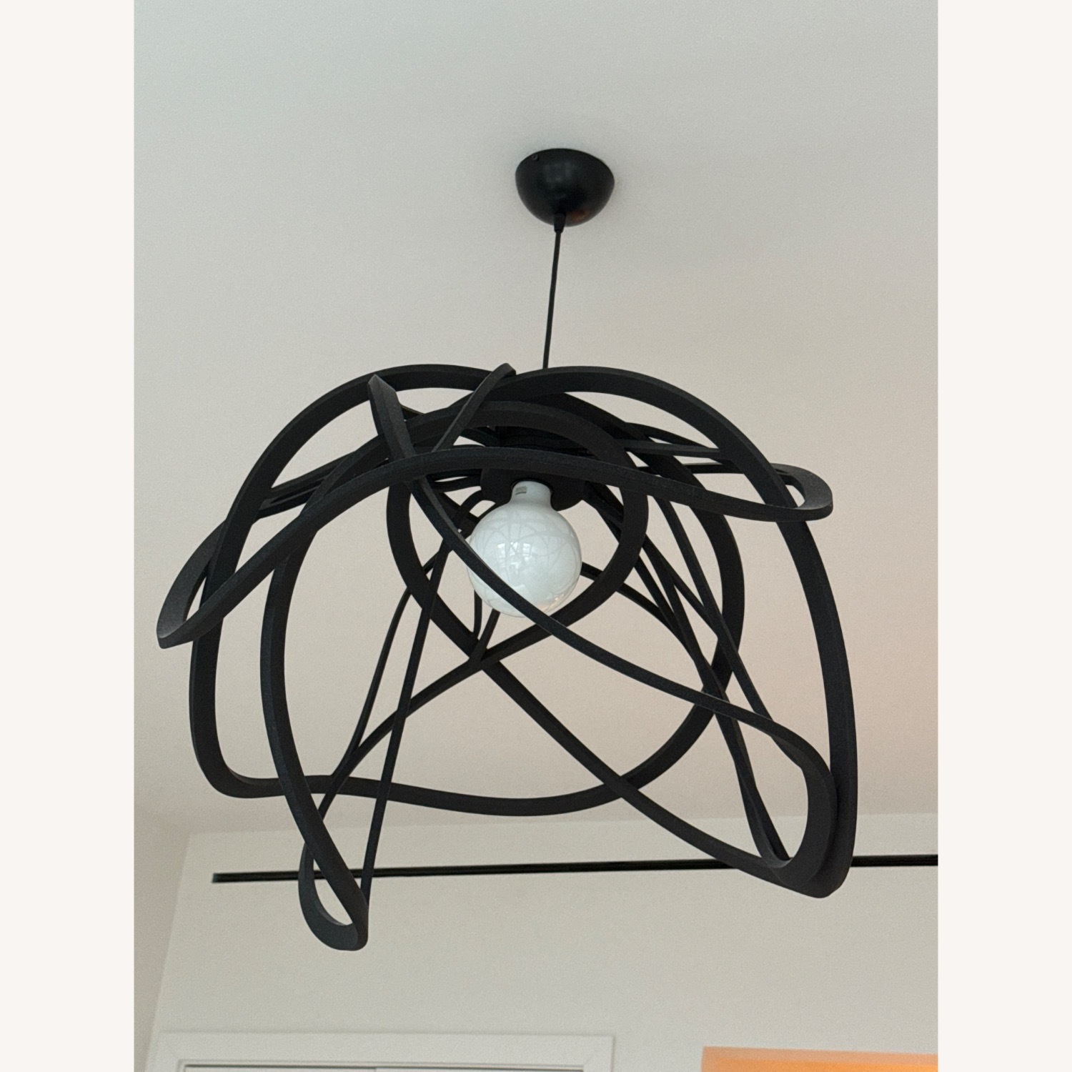 Ligne Roset Bloom Black Polyurethane Ceiling Lamp - image-3