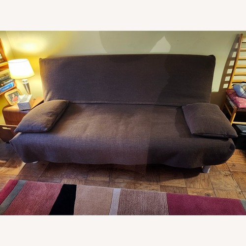 Used IKEA Dark Brown Fabric Sleeper Sofa for sale on AptDeco