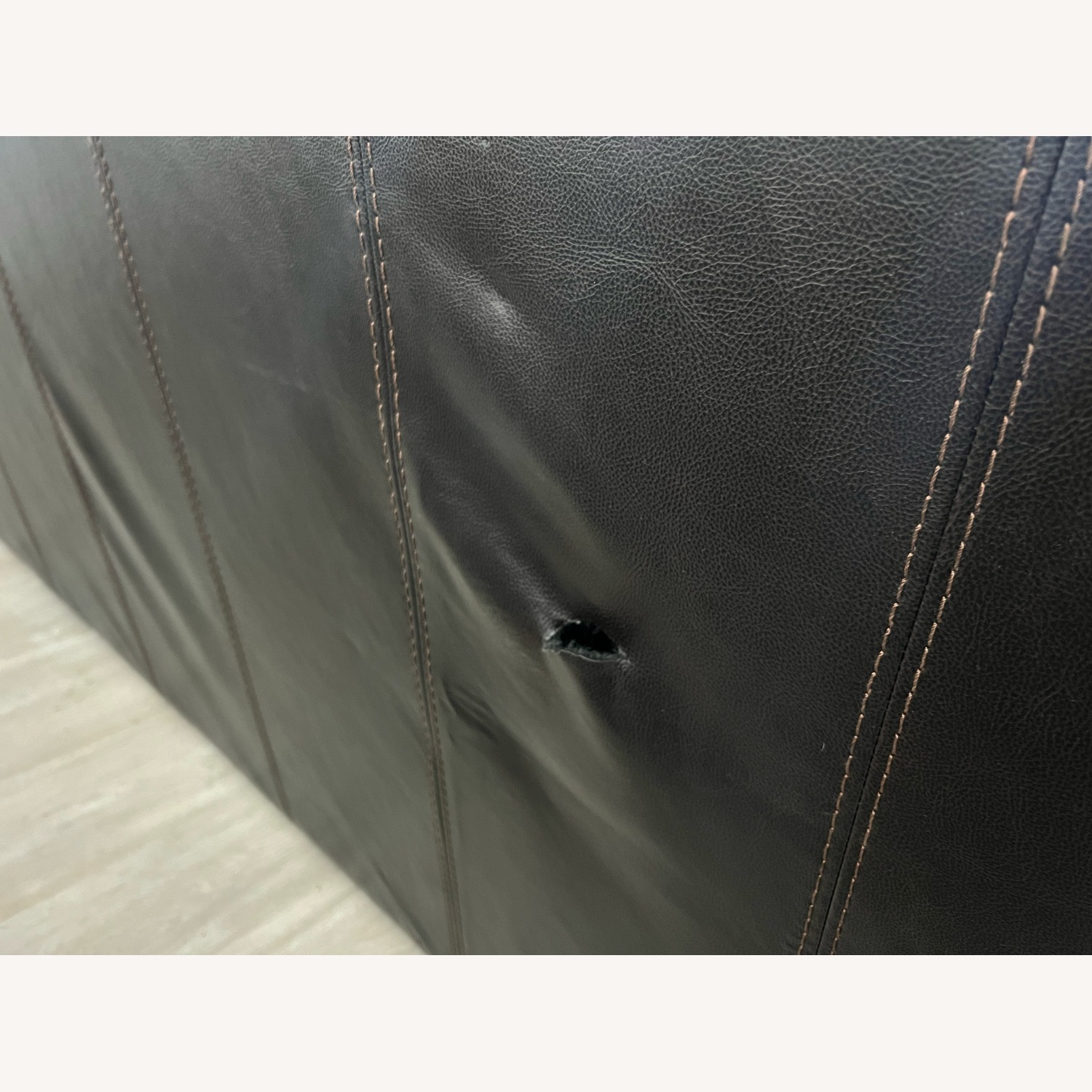 Lark Manor Andrienne Italian Leather Sectional - image-6