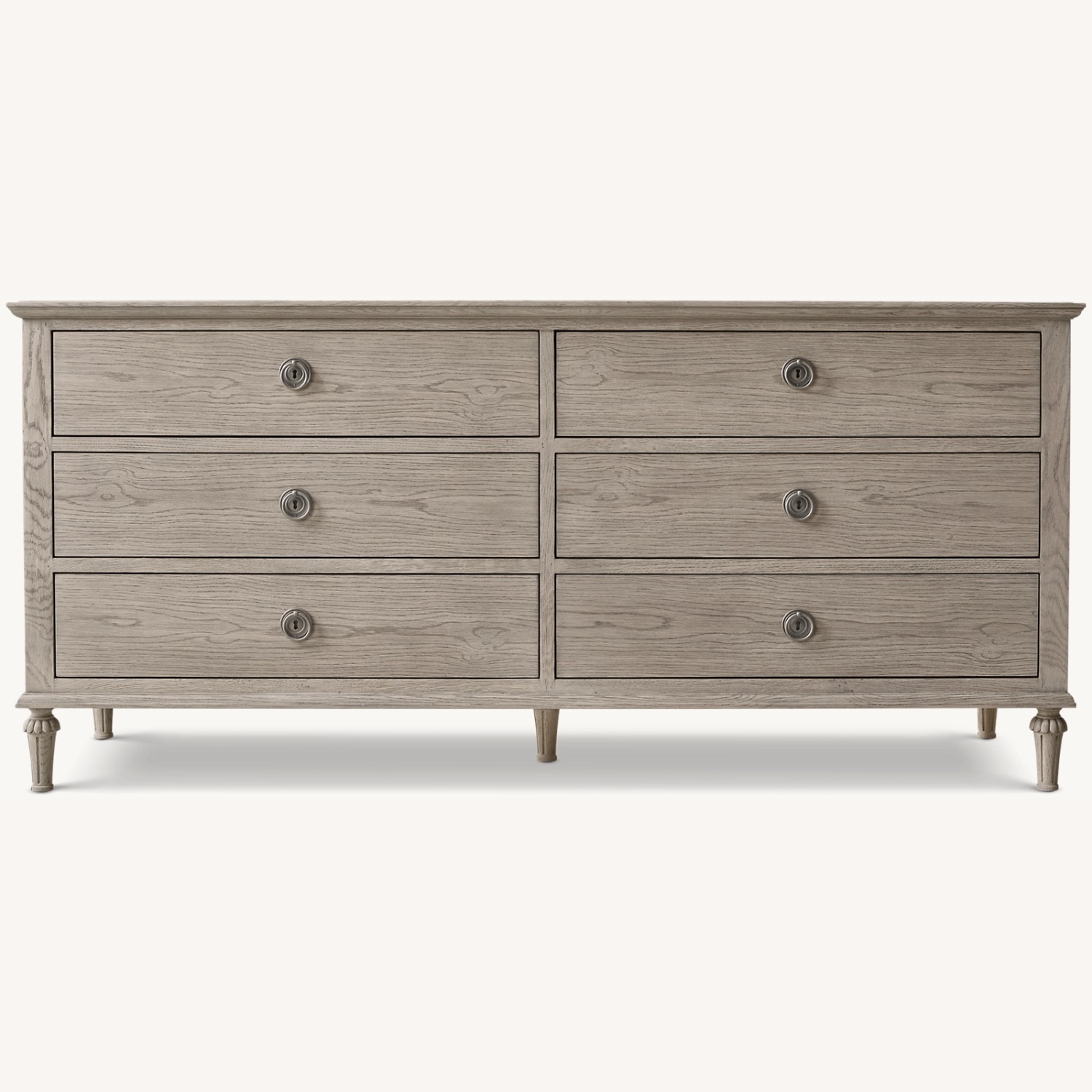 Restoration Hardware French Contemporary 6-Drawer Media Dresser - image-0