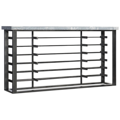 Used Metal and Stone Wine Rack Console for sale on AptDeco