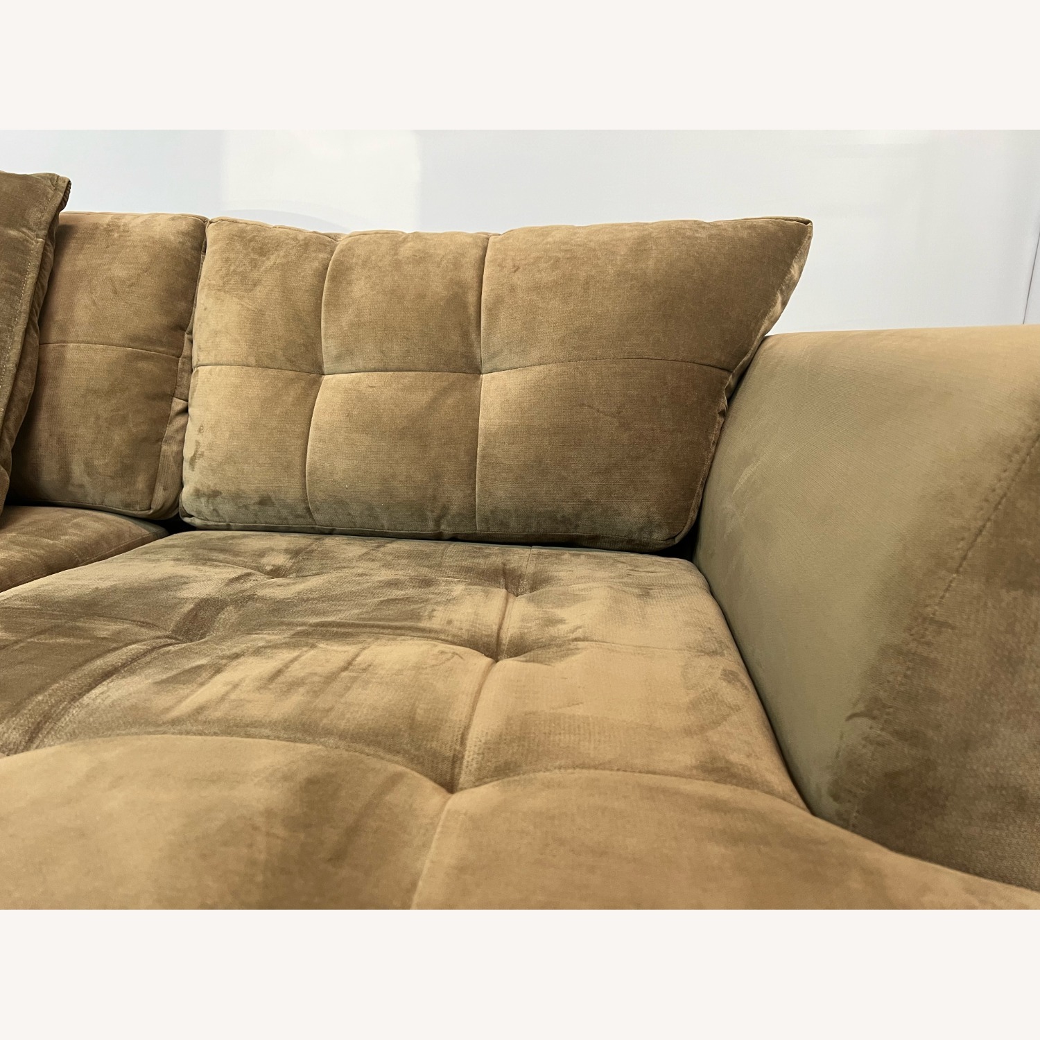 Macy's Elliot Fabric Microfiber Sofa - image-6