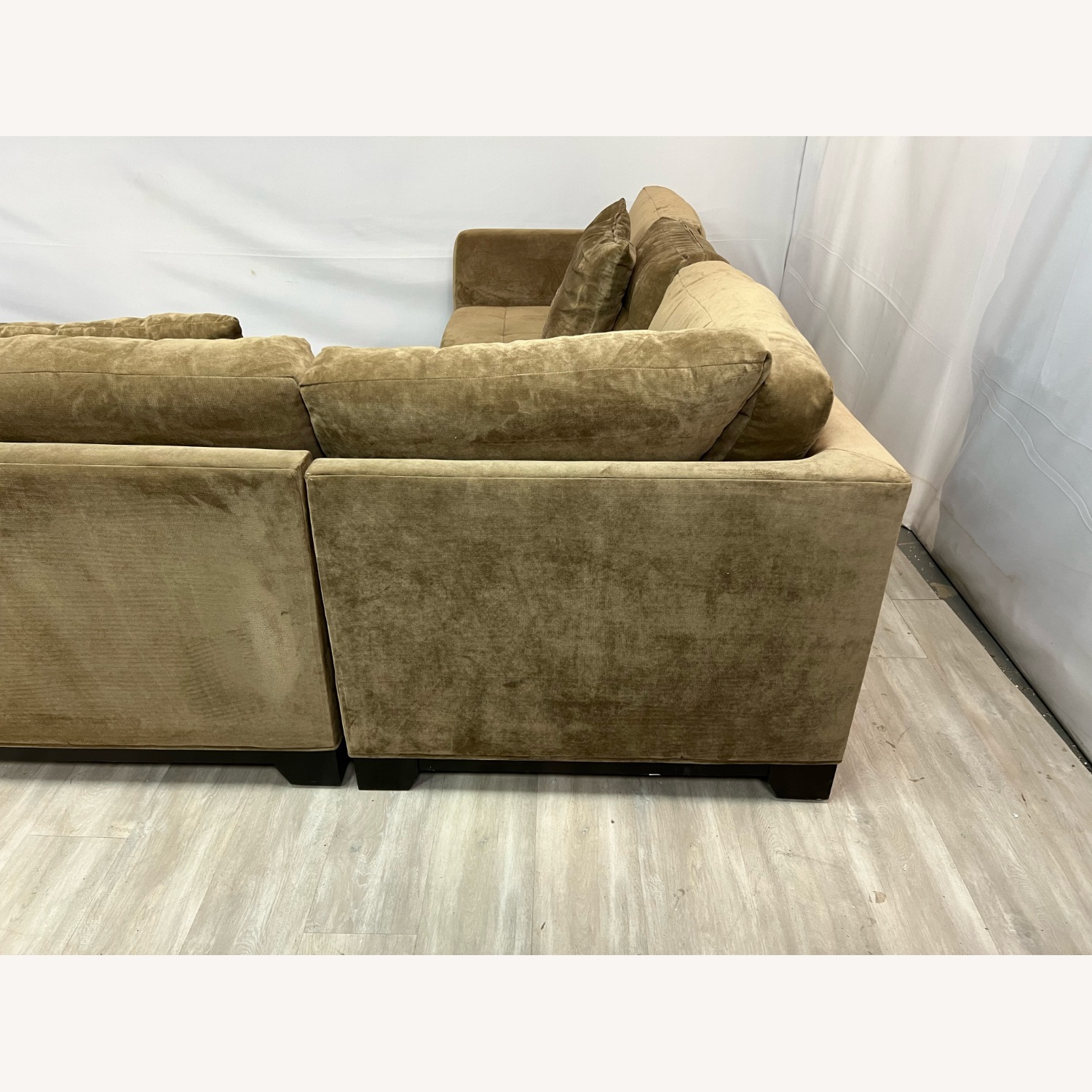 Macy's Elliot Fabric Microfiber Sofa - image-9