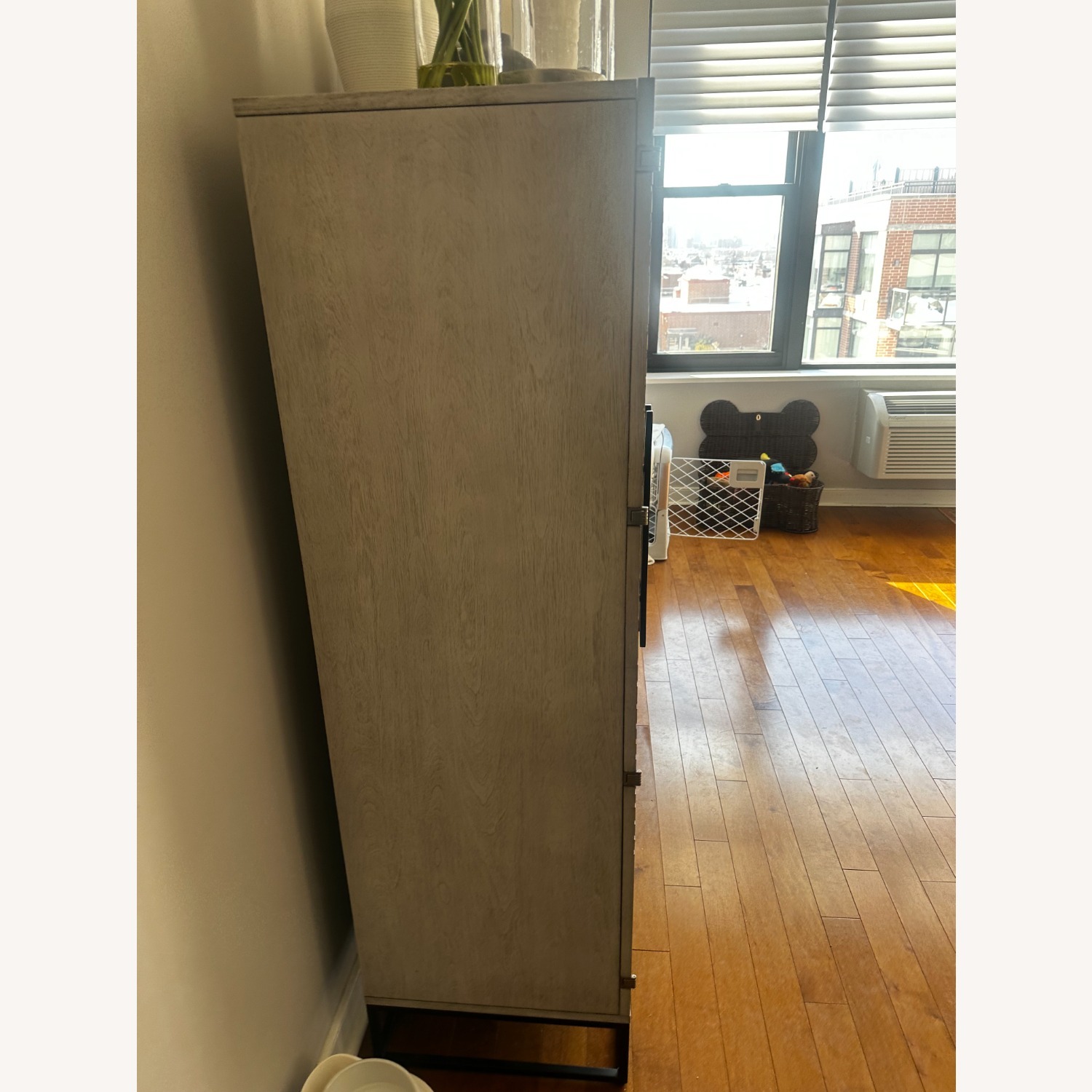 Circulus Dove White Wood Storage Cabinet - image-2