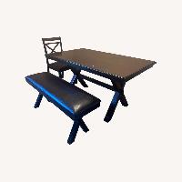 Dark Brown Dining Table