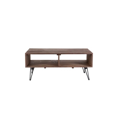 Used Wayfair Dark Brown Wood Coffee Table for sale on AptDeco