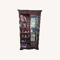 Wooden Importers Dark Brown Wall Shelf