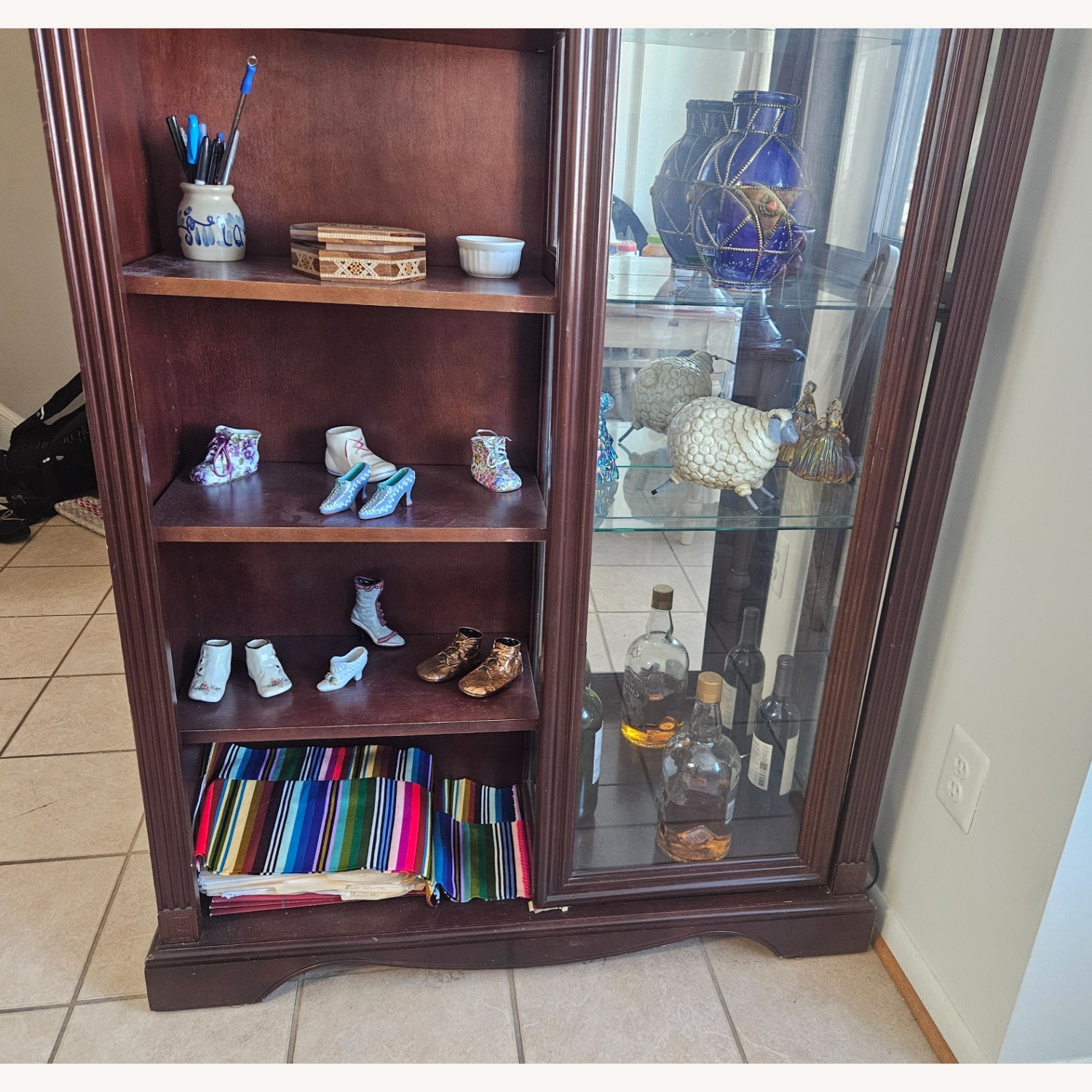 Wooden Importers Dark Brown Wall Shelf - image-5