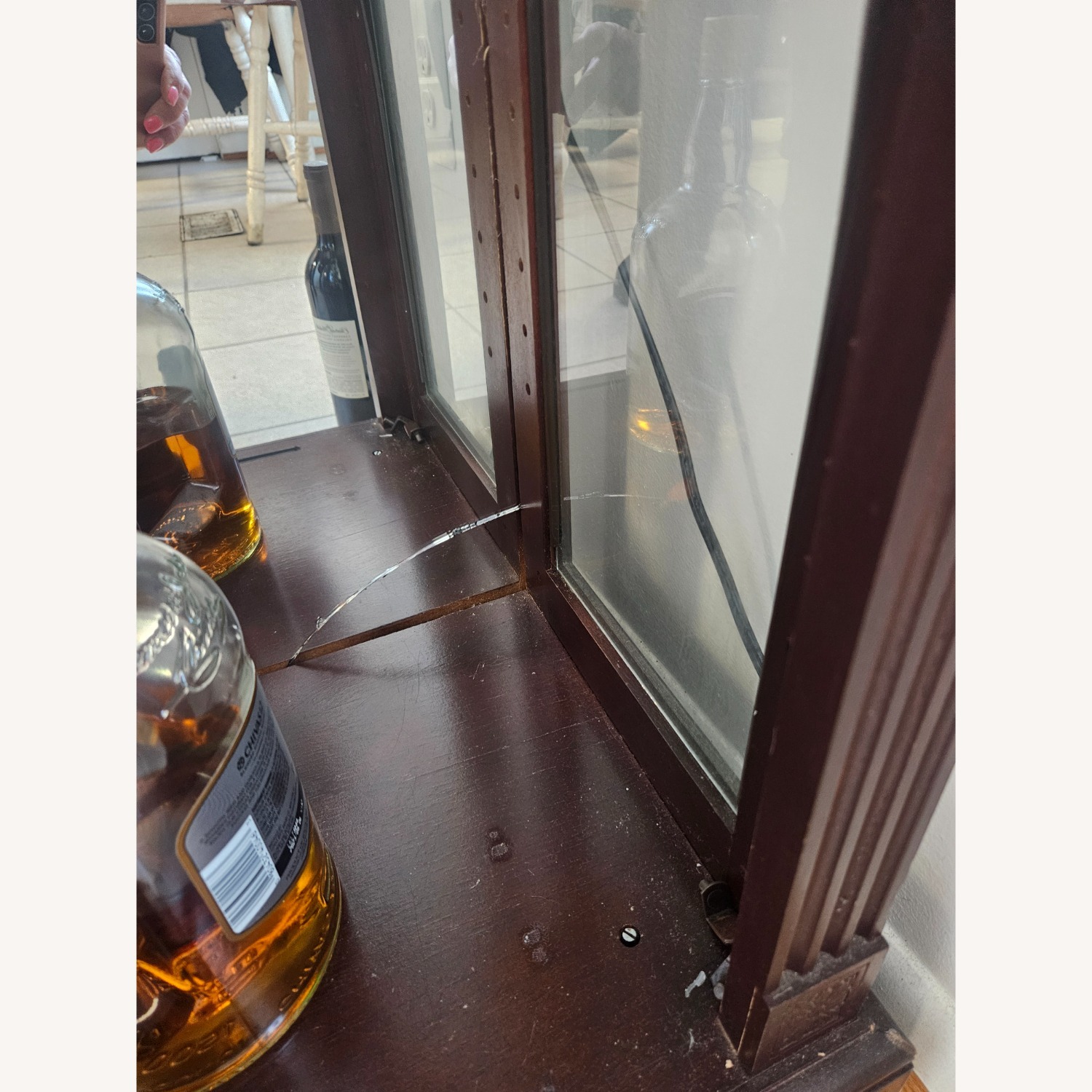 Wooden Importers Dark Brown Wall Shelf - image-4