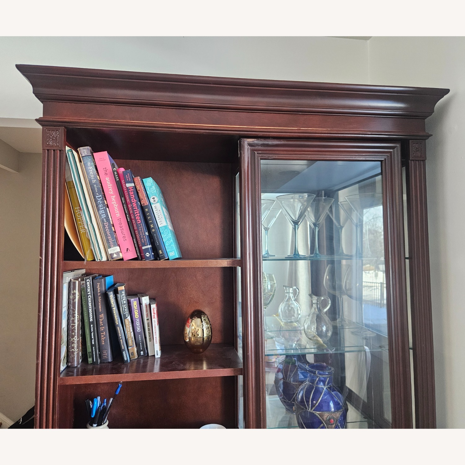 Wooden Importers Dark Brown Wall Shelf - image-6