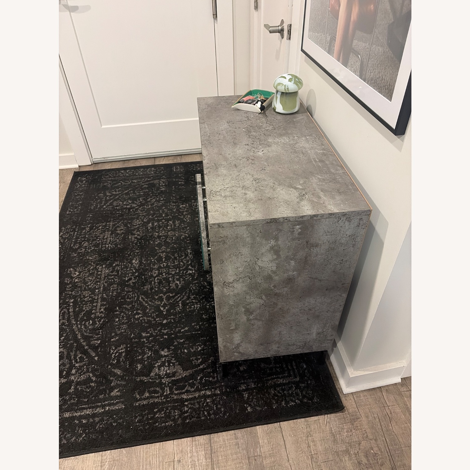 Wayfair Dark Gray Wood Bar Cart - image-2