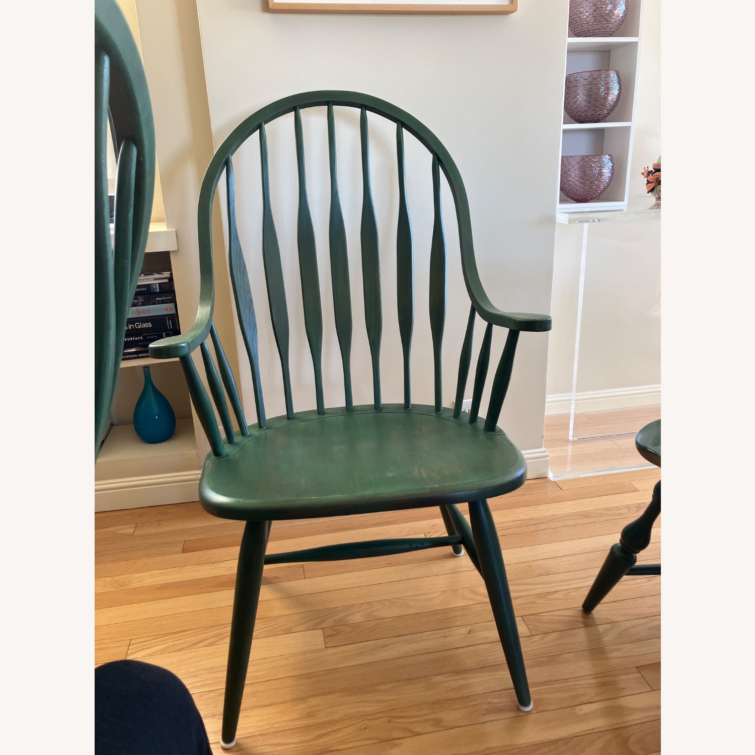 Dark Green Windsor Chairs - image-6