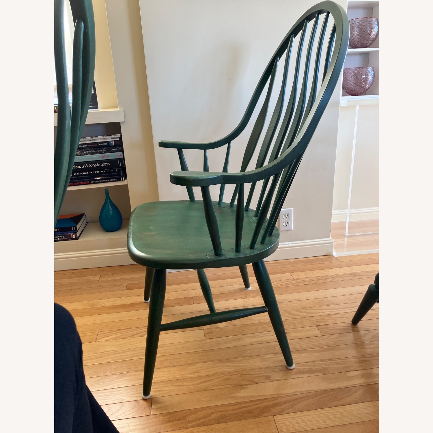 Dark Green Windsor Chairs - image-8