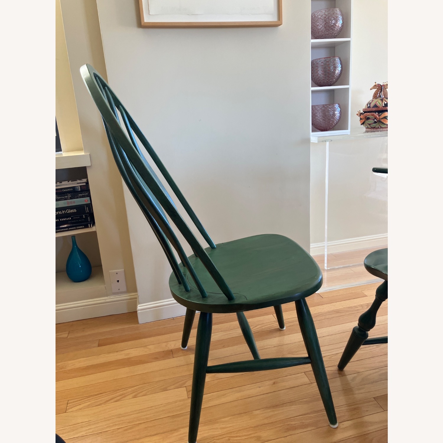 Dark Green Windsor Chairs - image-2
