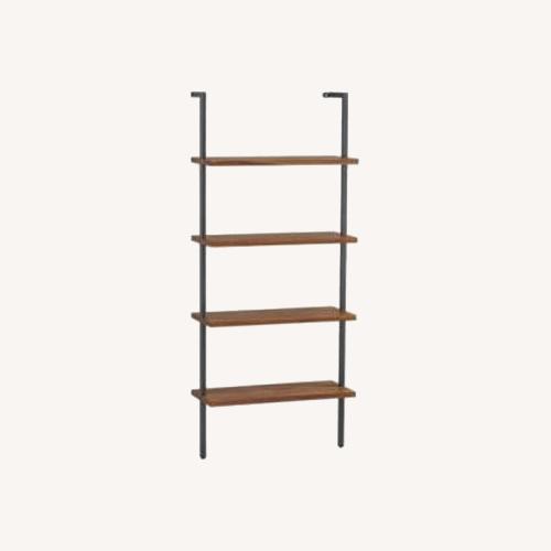 Used CB2 Helix Dark Brown Bookcase for sale on AptDeco