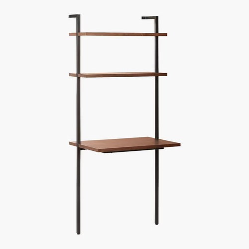 Used CB2 Helix Dark Brown Desk for sale on AptDeco