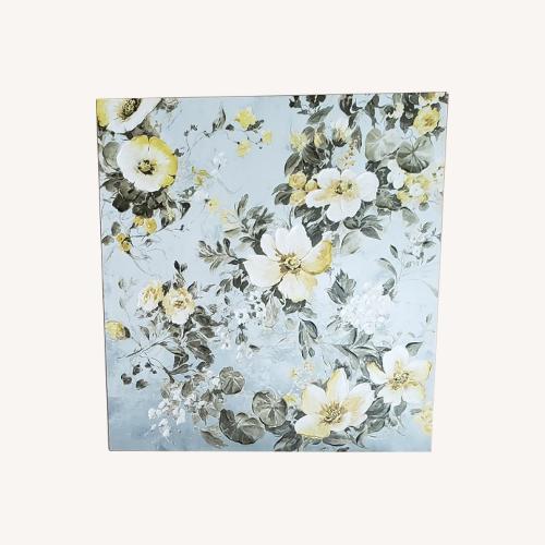 Used Better Homes and Garden Blue Metal Wall Art for sale on AptDeco