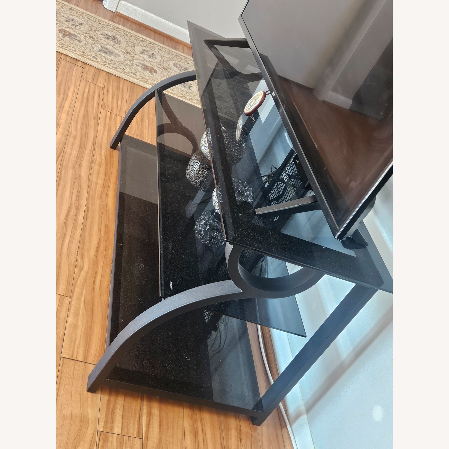 Black Glass TV Stand  - image-2