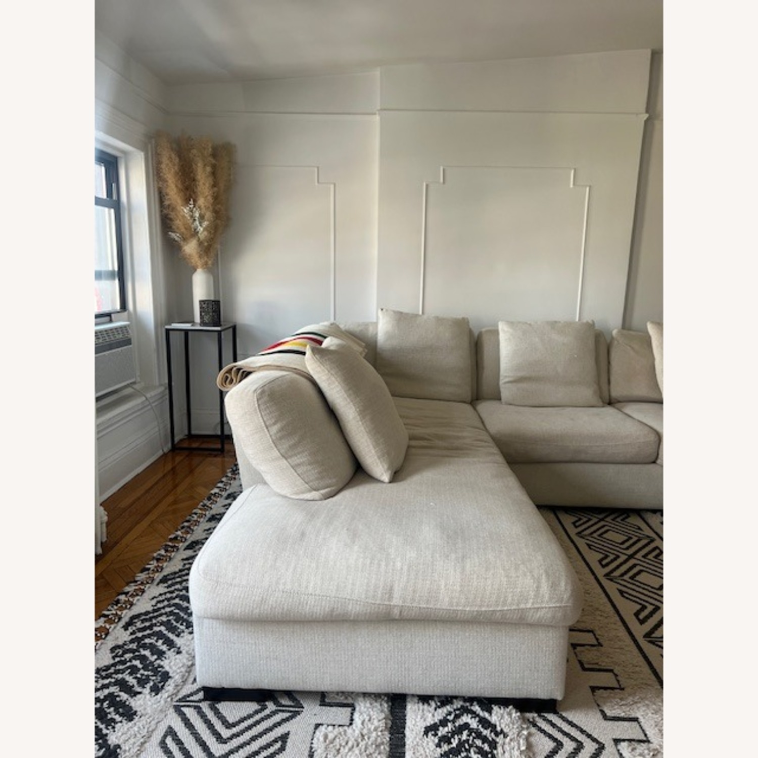 Z Gallerie Shelter Style Two-Piece Sectional - image-4