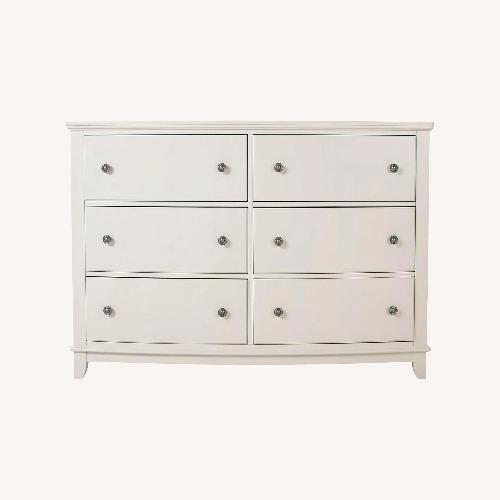 Used Raymour & Flanigan Kylie White Wood Dresser for sale on AptDeco