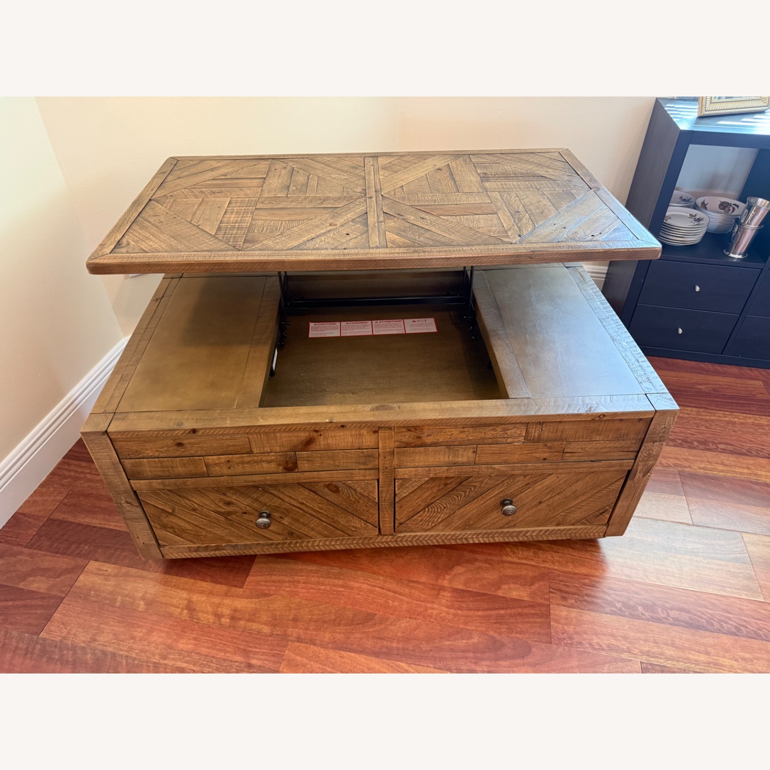 Vintage/Antique Natural Chest - image-1
