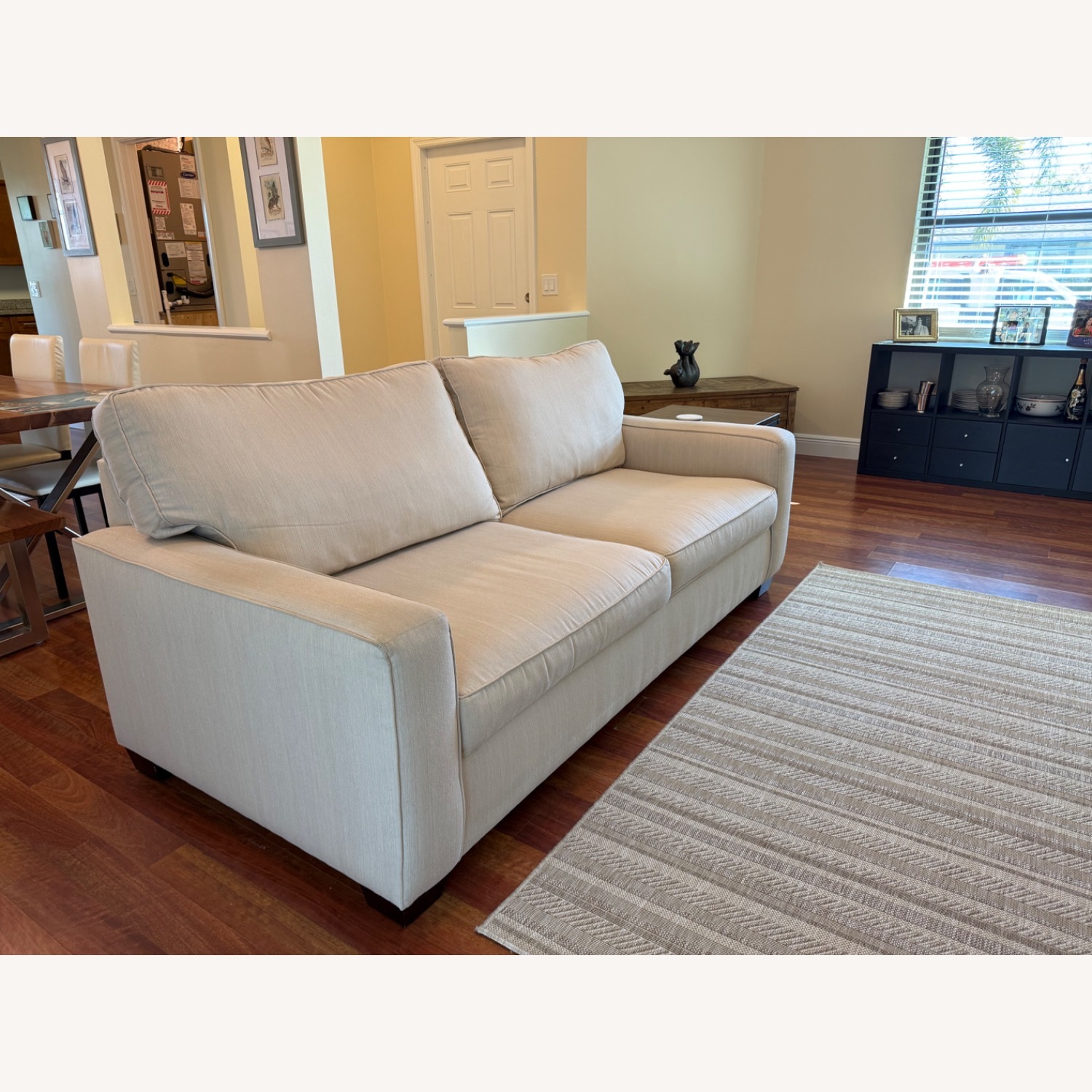 Pottery Barn Natural Fabric 3+ Seater Sofa - image-1