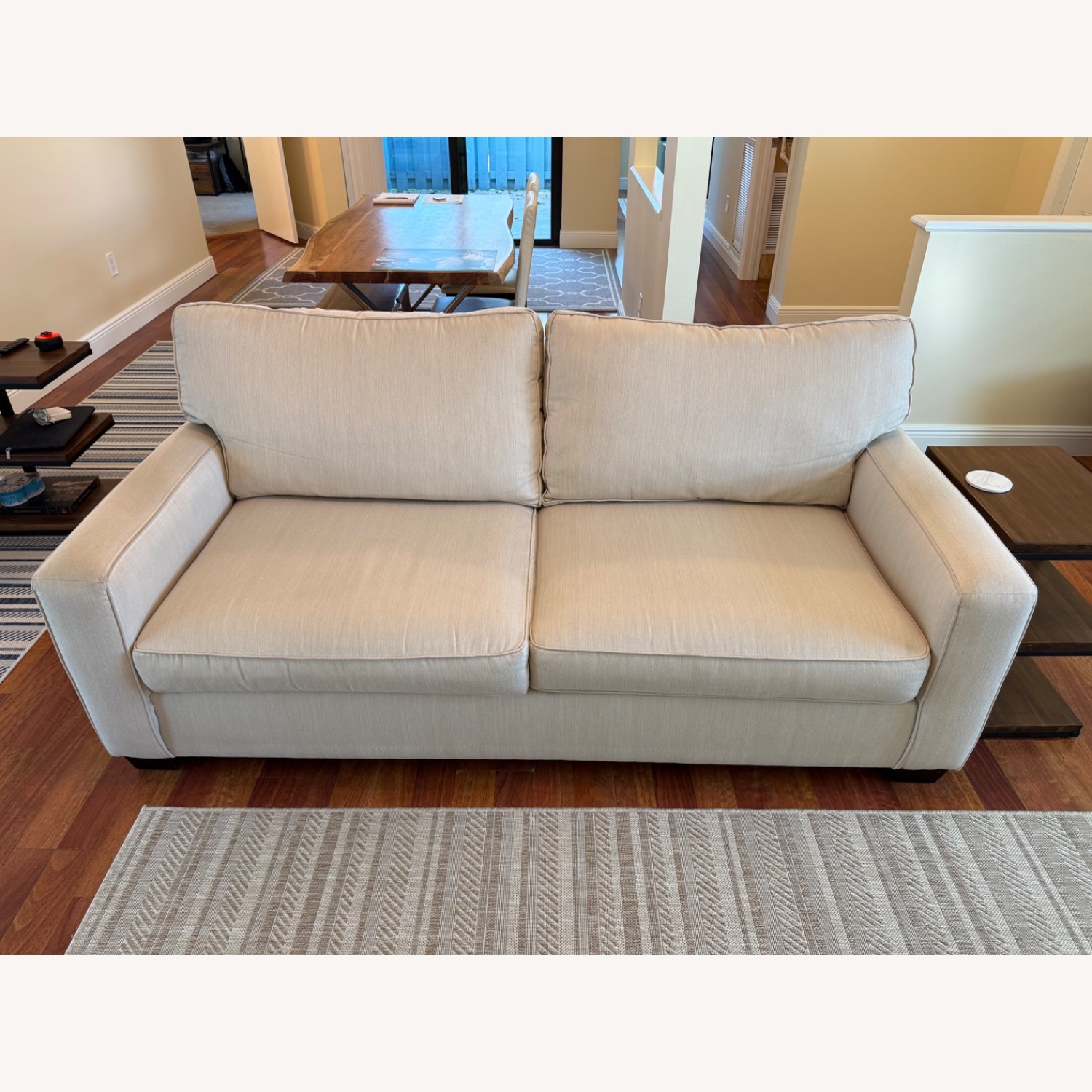 Pottery Barn Natural Fabric 3+ Seater Sofa - image-2