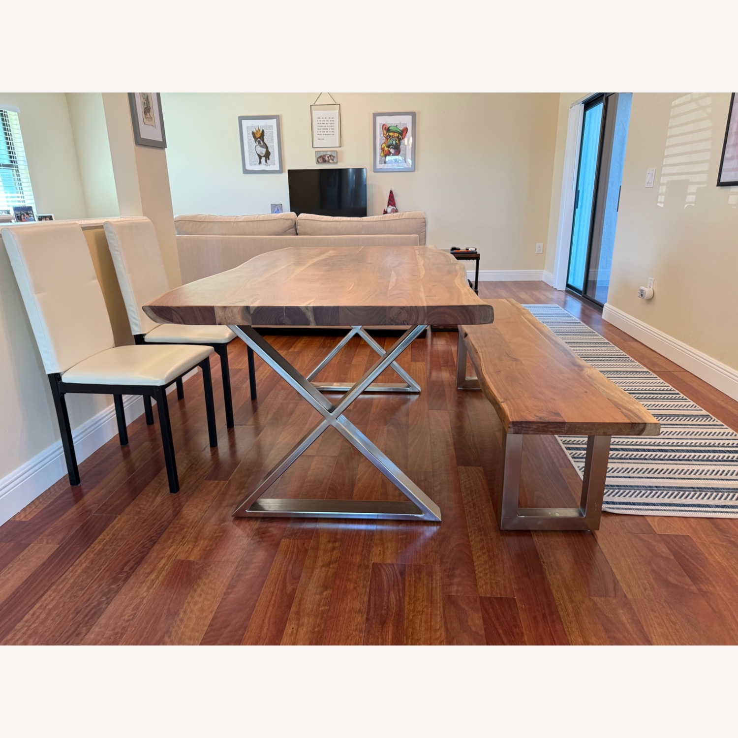 Vintage/Antique Natural Wood Dining Sets - image-1