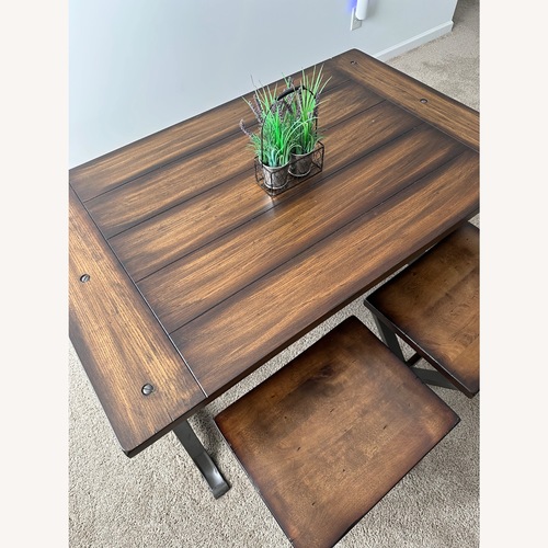 Used Wayfair Dark Brown Wood Dining Sets for sale on AptDeco