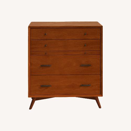 Used AllModern Dark Brown Wood Dresser for sale on AptDeco
