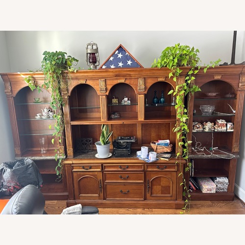 Used Robb & Stucky Interiors Dark Brown Bookcase for sale on AptDeco