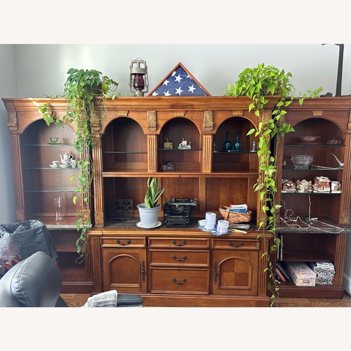 Used Robb & Stucky Interiors Dark Brown Bookcase for sale on AptDeco