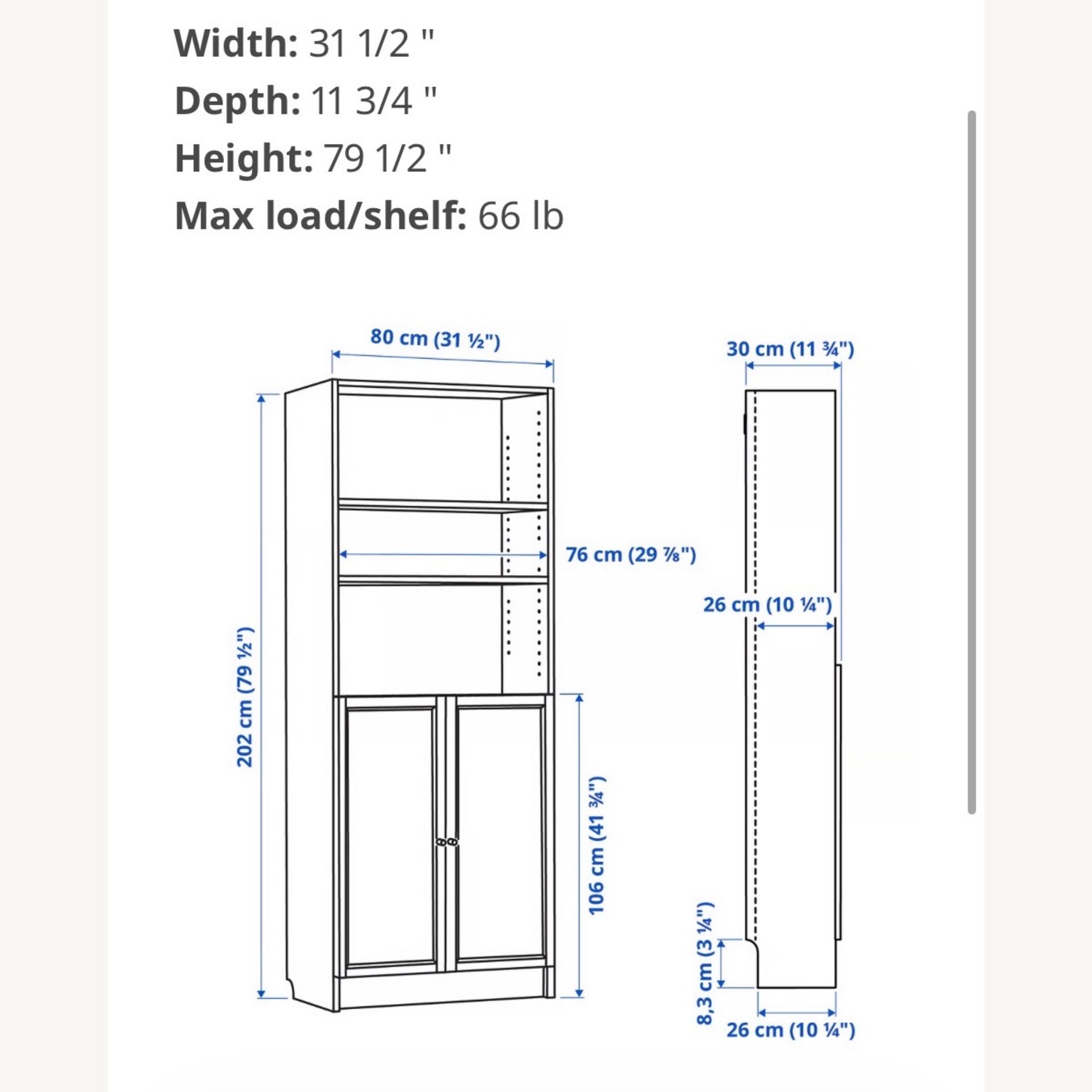 IKEA BILLY / OXBERG Bookcases - image-7