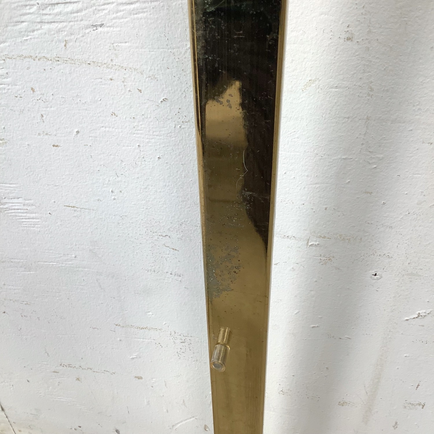 Vintage Modern Brass and Glass Display Shelf - image-15