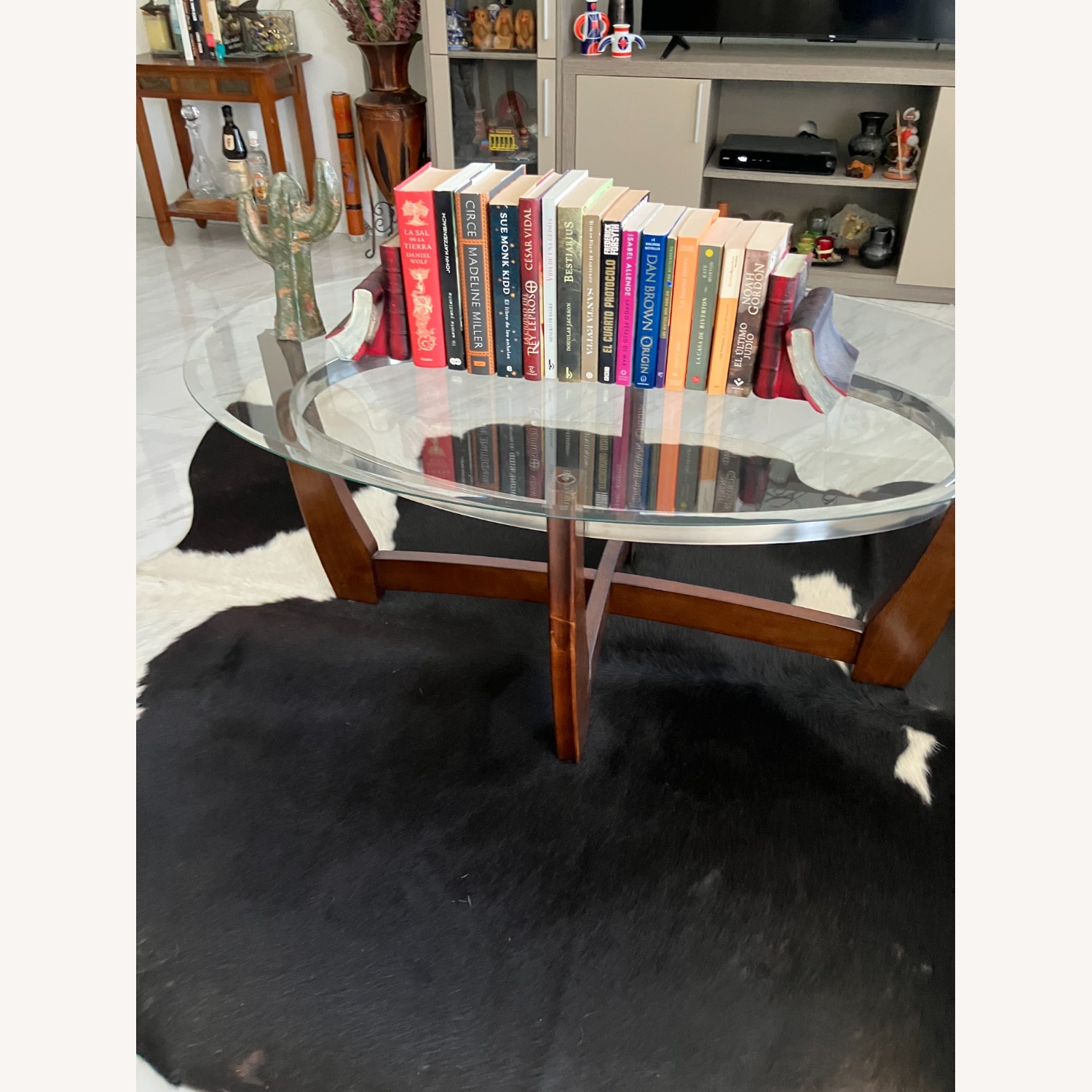 City Furniture Glass Coffee Table - image-1