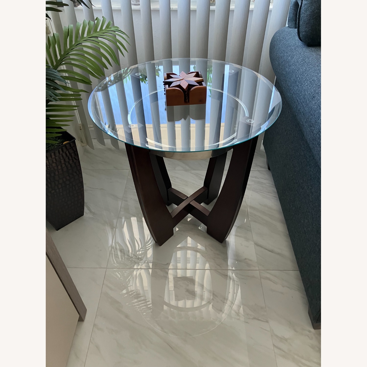 City Furniture Glass Coffee Table - image-2