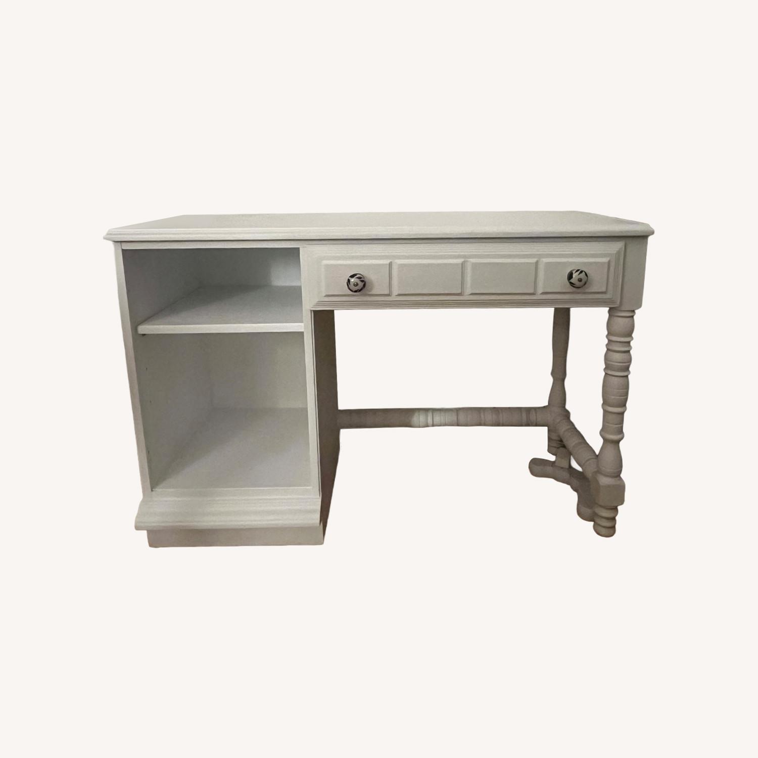 Antique Solid Wood Desk - image-6