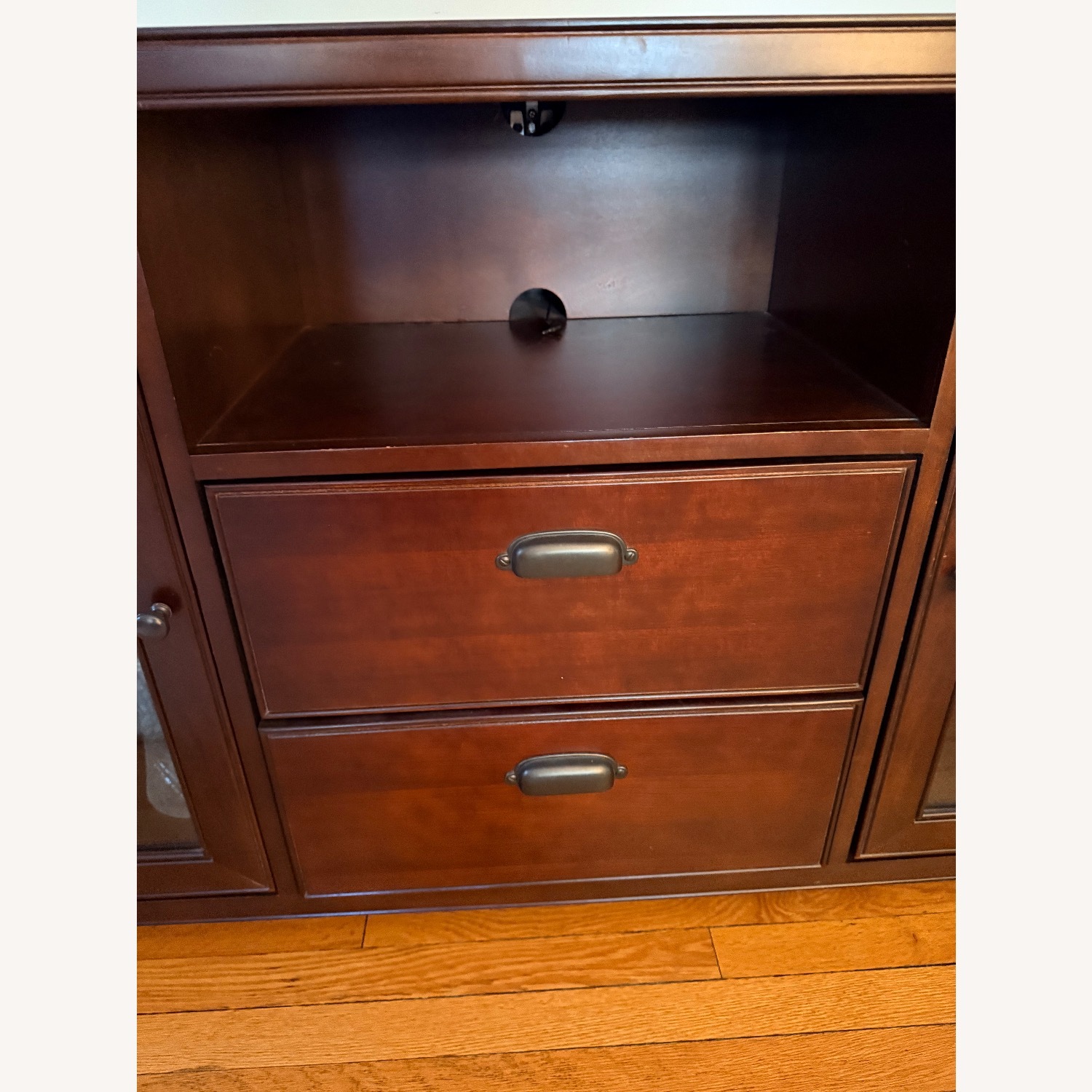 Dark Brown Media Storage - image-2