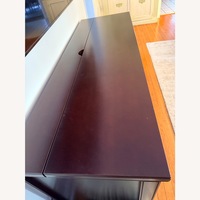 Dark Brown Media Storage