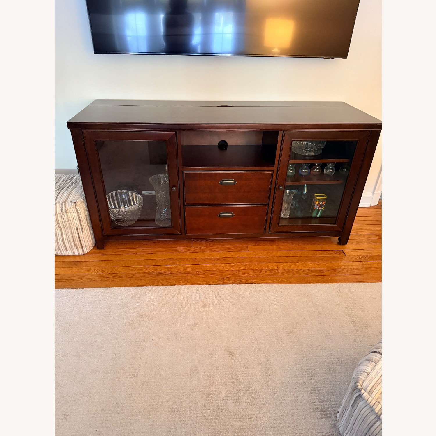 Dark Brown Media Storage - image-4