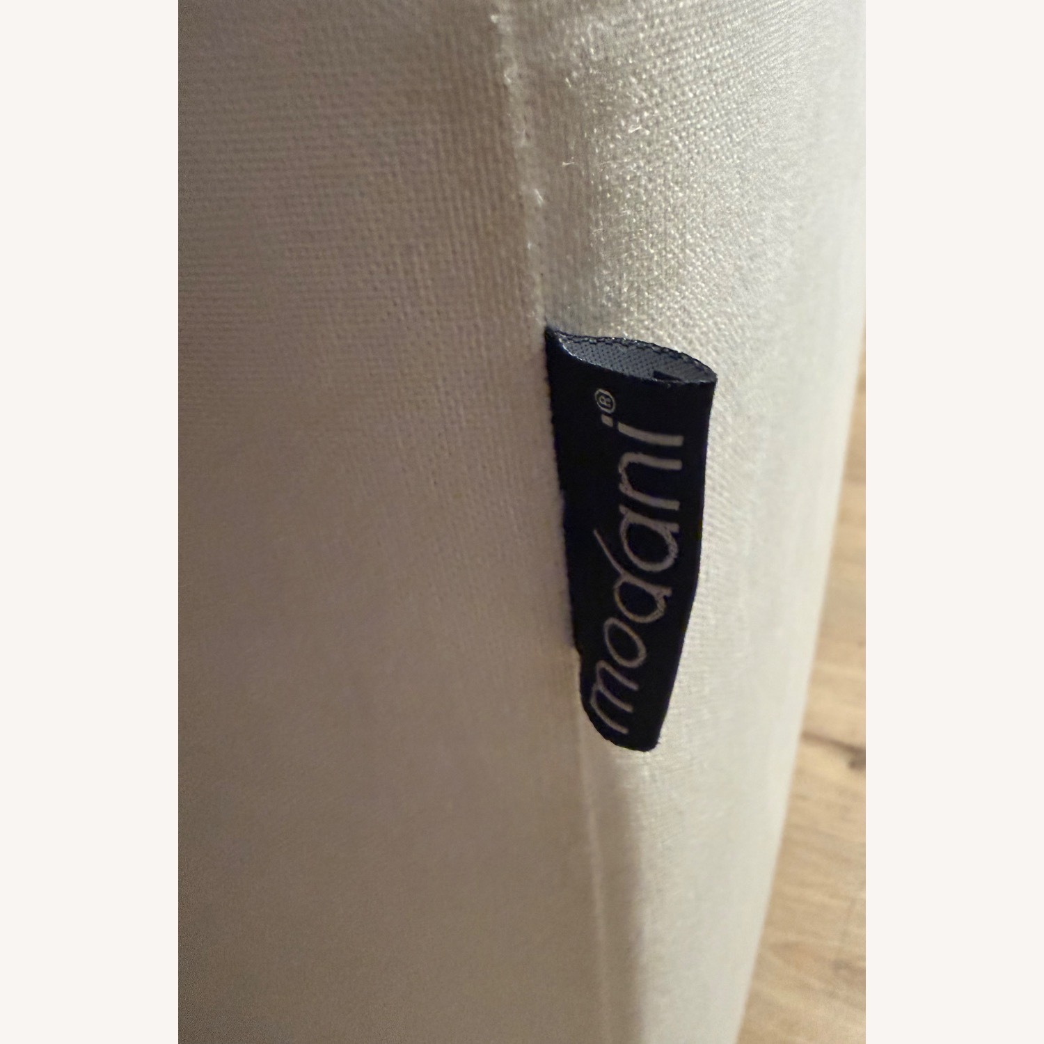 Modani White Fabric 3+ Piece Sectional - image-3