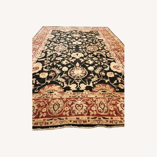 Used Mid C Persian Kerman-Style Palace Rug 100% Wool for sale on AptDeco