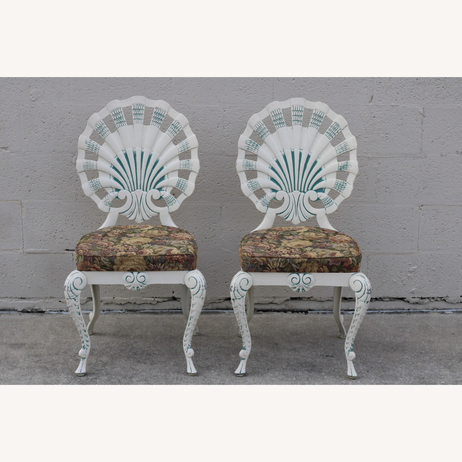 Brown Jordan Aluminum Grotto Shell Back Chairs 8 - image-12